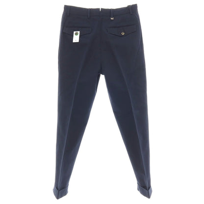 【新品】ピーティートリノ PT TORINO コットンリネン カジュアルスラックスパンツ ネイビー【サイズ44】【 状態ランクN 】【 メンズ 】