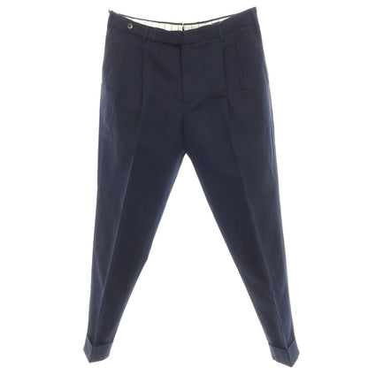 【新品アウトレット】ピーティートリノ PT TORINO コットンリネン カジュアルスラックスパンツ ネイビー【サイズ52】【 状態ランクN- 】【 メンズ 】