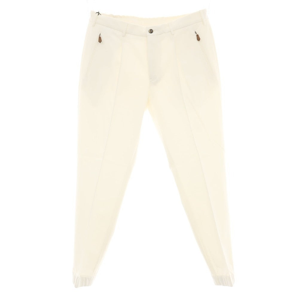 【新品】ピーティートリノ PT TORINO コットンナイロン ジャージー ジョガーパンツ ホワイト【サイズ54】【 状態ランクN 】【 メンズ 】