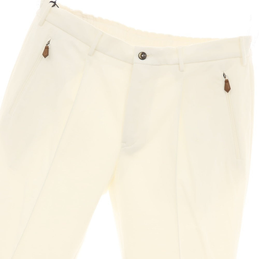 【新品】ピーティートリノ PT TORINO コットンナイロン ジャージー ジョガーパンツ ホワイト【サイズ54】【 状態ランクN 】【 メンズ 】