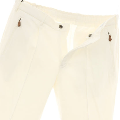 【新品】ピーティートリノ PT TORINO コットンナイロン ジャージー ジョガーパンツ ホワイト【サイズ54】【 状態ランクN 】【 メンズ 】