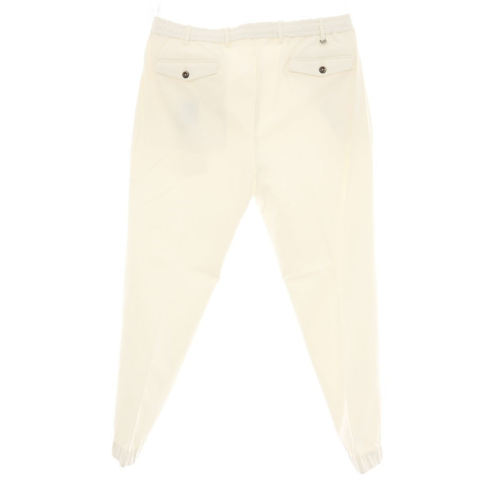 【新品】ピーティートリノ PT TORINO コットンナイロン ジャージー ジョガーパンツ ホワイト【サイズ54】【 状態ランクN 】【 メンズ 】