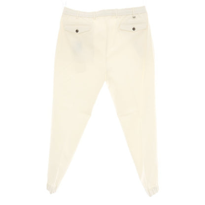 【新品】ピーティートリノ PT TORINO コットンナイロン ジャージー ジョガーパンツ ホワイト【サイズ54】【 状態ランクN 】【 メンズ 】