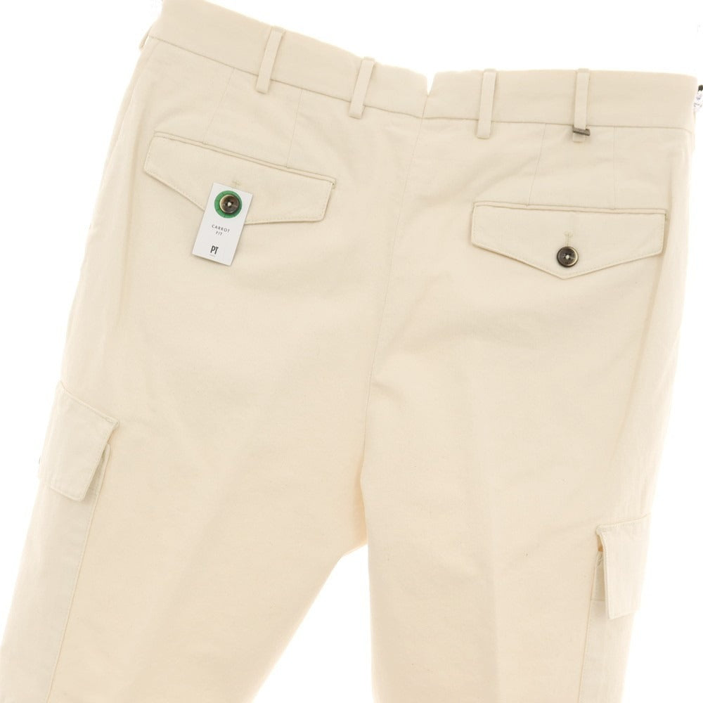 【新品】ピーティートリノ PT TORINO コットン カーゴパンツ オフホワイト【サイズ50】【 状態ランクN 】【 メンズ 】