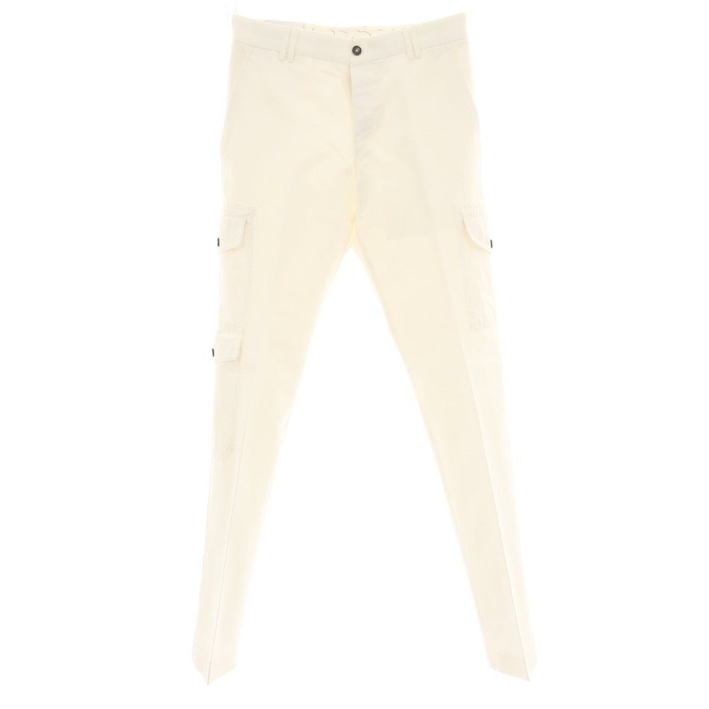 【新品】ピーティートリノ PT TORINO MICHAEL コットンリネン カーゴパンツ ホワイト【サイズ46】【 状態ランクN 】【 メンズ 】[DPD]
