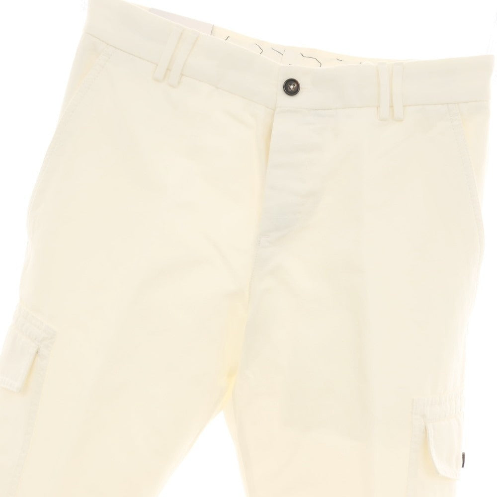 【新品】ピーティートリノ PT TORINO MICHAEL コットンリネン カーゴパンツ ホワイト【サイズ46】【 状態ランクN 】【 メンズ 】[DPD]