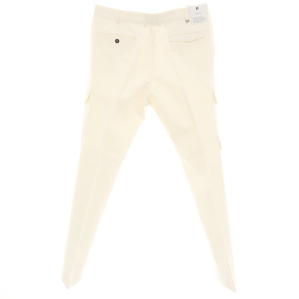 【新品アウトレット】ピーティートリノ PT TORINO MICHAEL コットンリネン カーゴパンツ ホワイト【サイズ52】【 状態ランクN- 】【 メンズ 】[DPD]