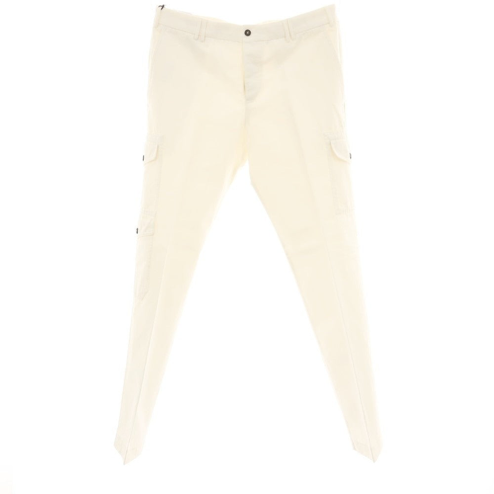 【新品】ピーティートリノ PT TORINO MICHAEL コットンリネン カーゴパンツ ホワイト【サイズ54】【 状態ランクN 】【 メンズ 】