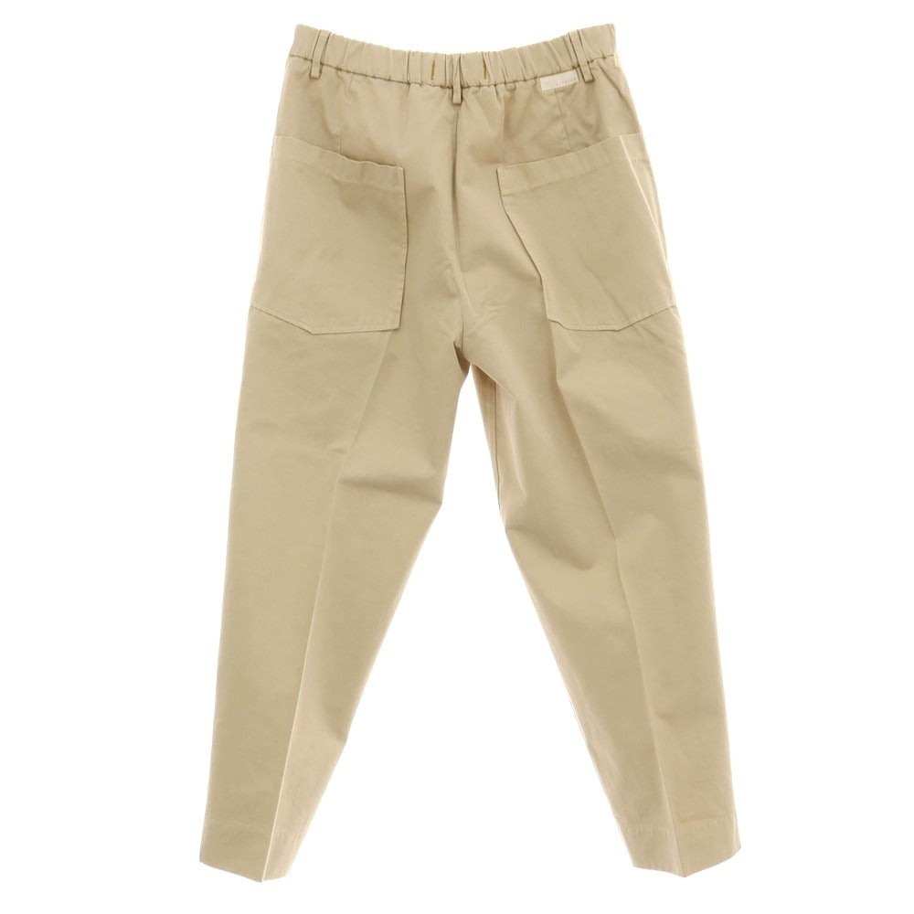 【新品】ボネール BONHEUR ツイルコットン イージースラックスパンツ ベージュ【サイズ36】【 状態ランクN 】【 メンズ 】[DPD]