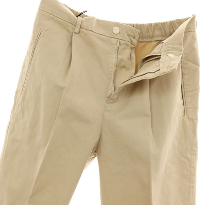 【新品】ボネール BONHEUR ツイルコットン イージースラックスパンツ ベージュ【サイズ38】【 状態ランクN 】【 メンズ 】