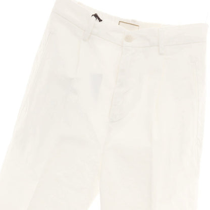 【新品】ボネール BONHEUR ツイルコットン イージースラックスパンツ ホワイト【サイズ28】【 状態ランクN 】【 メンズ 】