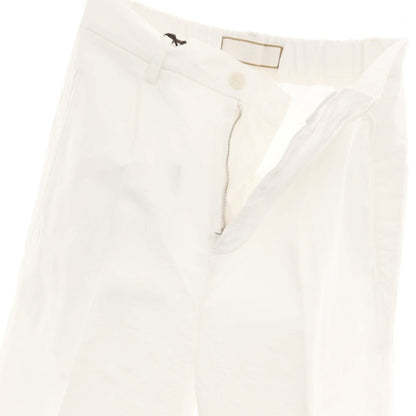 【新品】ボネール BONHEUR ツイルコットン イージースラックスパンツ ホワイト【サイズ28】【 状態ランクN 】【 メンズ 】