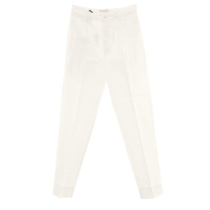 【新品アウトレット】ボネール BONHEUR ツイルコットン イージースラックスパンツ ホワイト【サイズ28】【 状態ランクN- 】【 メンズ 】