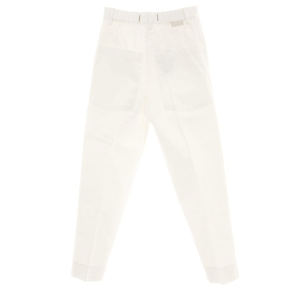 【新品アウトレット】ボネール BONHEUR ツイルコットン イージースラックスパンツ ホワイト【サイズ28】【 状態ランクN- 】【 メンズ 】