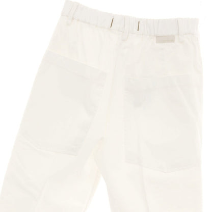 【新品アウトレット】ボネール BONHEUR ツイルコットン イージースラックスパンツ ホワイト【サイズ28】【 状態ランクN- 】【 メンズ 】