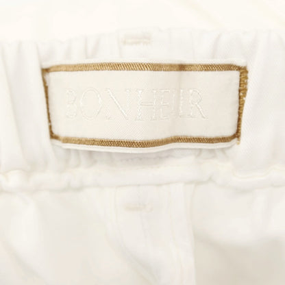 【新品アウトレット】ボネール BONHEUR ツイルコットン イージースラックスパンツ ホワイト【サイズ28】【 状態ランクN- 】【 メンズ 】