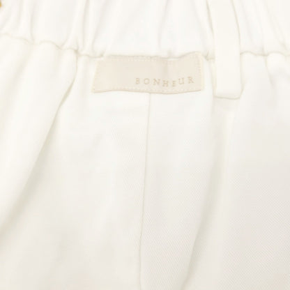 【新品】ボネール BONHEUR ツイルコットン イージースラックスパンツ ホワイト【サイズ30】【 状態ランクN 】【 メンズ 】