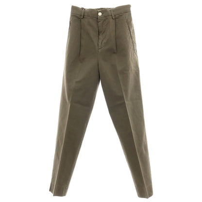 【新品アウトレット】ボネール BONHEUR ツイルコットン イージースラックスパンツ オリーブ【サイズ29】【 状態ランクN- 】【 メンズ 】