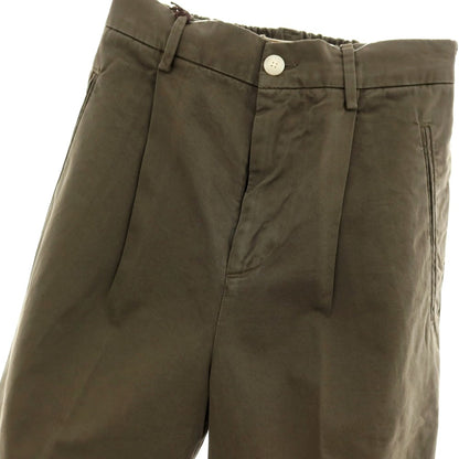 【新品アウトレット】ボネール BONHEUR ツイルコットン イージースラックスパンツ オリーブ【サイズ29】【 状態ランクN- 】【 メンズ 】