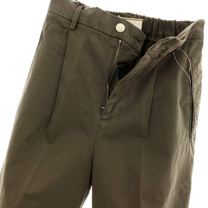 【新品アウトレット】ボネール BONHEUR ツイルコットン イージースラックスパンツ オリーブ【サイズ29】【 状態ランクN- 】【 メンズ 】