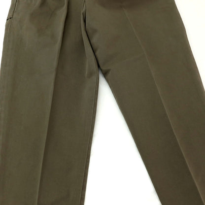 【新品アウトレット】ボネール BONHEUR ツイルコットン イージースラックスパンツ オリーブ【サイズ29】【 状態ランクN- 】【 メンズ 】