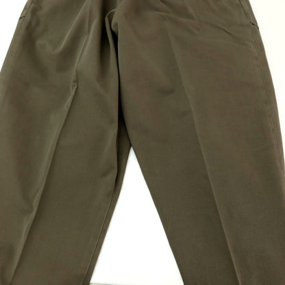 【新品アウトレット】ボネール BONHEUR ツイルコットン イージースラックスパンツ オリーブ【サイズ35】【 状態ランクN- 】【 メンズ 】
