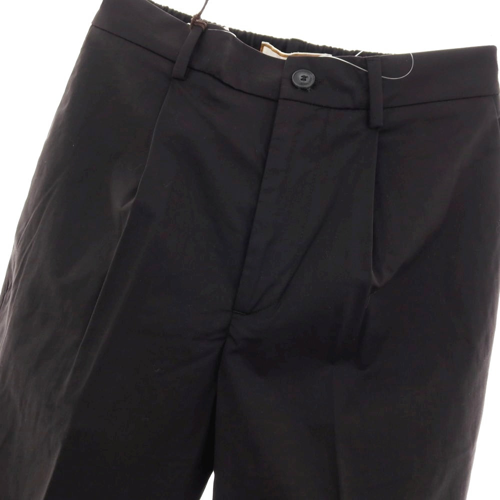 【新品】ボネール BONHEUR コットンナイロン イージースラックスパンツ ブラック【サイズ29】【 状態ランクN 】【 メンズ 】