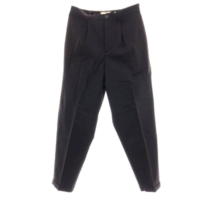 【新品】ボネール BONHEUR コットンナイロン イージースラックスパンツ ブラック【サイズ34】【 状態ランクN 】【 メンズ 】