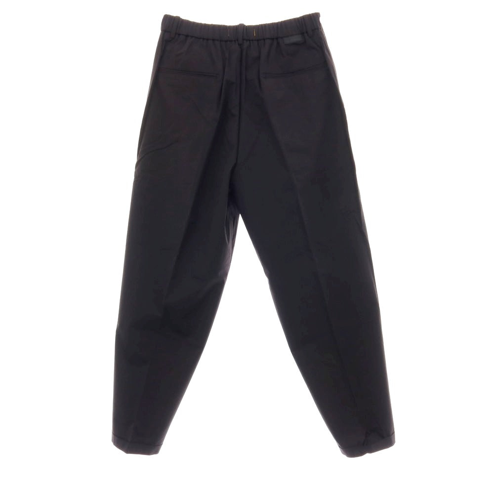 【新品】ボネール BONHEUR コットンナイロン イージースラックスパンツ ブラック【サイズ34】【 状態ランクN 】【 メンズ 】