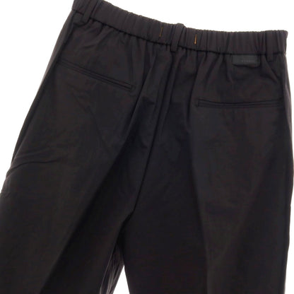 【新品】ボネール BONHEUR コットンナイロン イージースラックスパンツ ブラック【サイズ34】【 状態ランクN 】【 メンズ 】