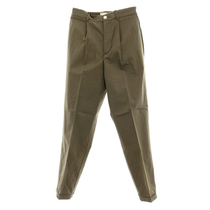 【新品】ボネール BONHEUR コットンナイロン イージースラックスパンツ オリーブ【サイズ28】【 状態ランクN 】【 メンズ 】