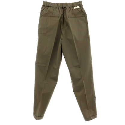 【新品】ボネール BONHEUR コットンナイロン イージースラックスパンツ オリーブ【サイズ28】【 状態ランクN 】【 メンズ 】