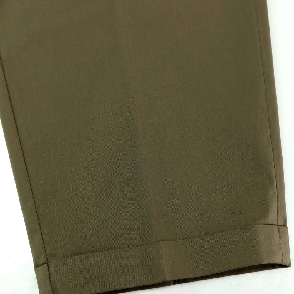 【新品アウトレット】ボネール BONHEUR コットンナイロン イージースラックスパンツ オリーブ【サイズ36】【 状態ランクN- 】【 メンズ 】