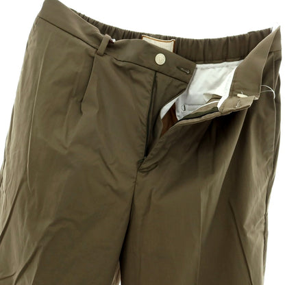 【新品アウトレット】ボネール BONHEUR コットンナイロン イージースラックスパンツ オリーブ【サイズ36】【 状態ランクN- 】【 メンズ 】