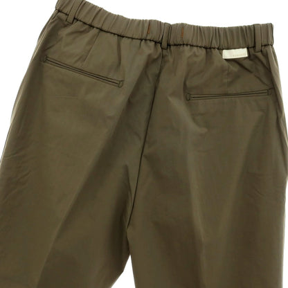 【新品アウトレット】ボネール BONHEUR コットンナイロン イージースラックスパンツ オリーブ【サイズ36】【 状態ランクN- 】【 メンズ 】