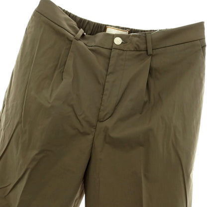 【新品アウトレット】ボネール BONHEUR コットンナイロン イージースラックスパンツ オリーブ【サイズ38】【 状態ランクN- 】【 メンズ 】