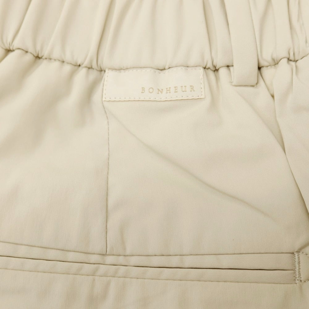 【新品】ボネール BONHEUR コットンナイロン イージースラックスパンツ ライトベージュ【サイズ28】【 状態ランクN 】【 メンズ 】