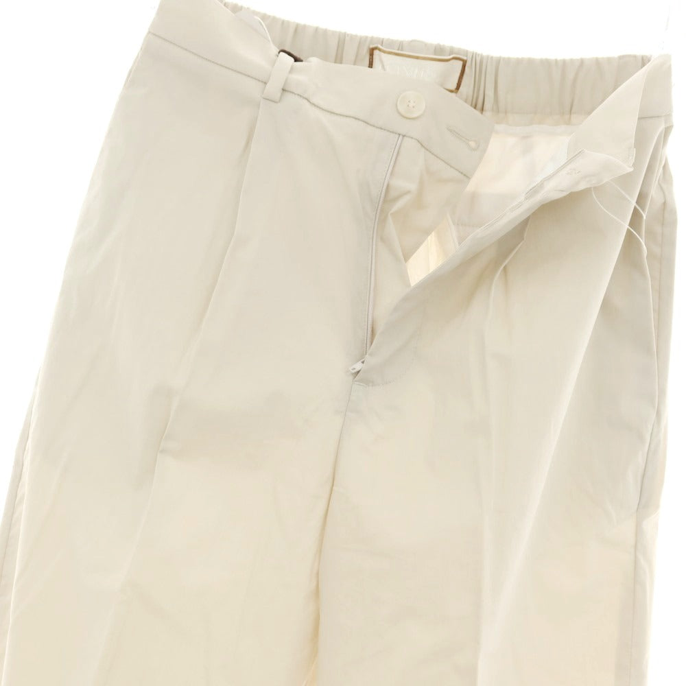 【新品】ボネール BONHEUR コットンナイロン イージースラックスパンツ ライトベージュ【サイズ29】【 状態ランクN 】【 メンズ 】