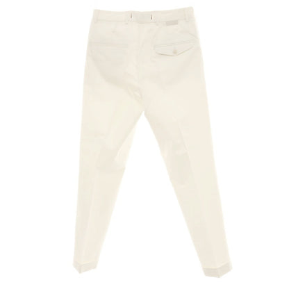 【新品】ボネール BONHEUR ストレッチコットン カジュアルスラックスパンツ アイボリー【サイズ30】【 状態ランクN 】【 メンズ 】