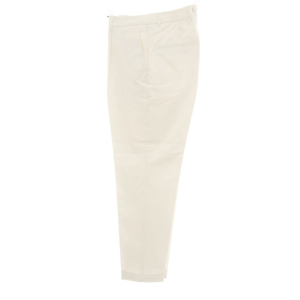 【新品】ボネール BONHEUR ストレッチコットン カジュアルスラックスパンツ アイボリー【サイズ32】【 状態ランクN 】【 メンズ 】