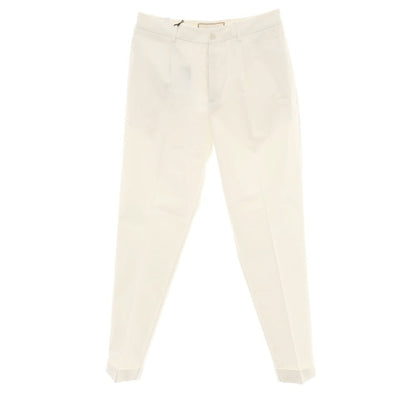 【新品】ボネール BONHEUR ストレッチコットン カジュアルスラックスパンツ アイボリー【サイズ32】【 状態ランクN 】【 メンズ 】