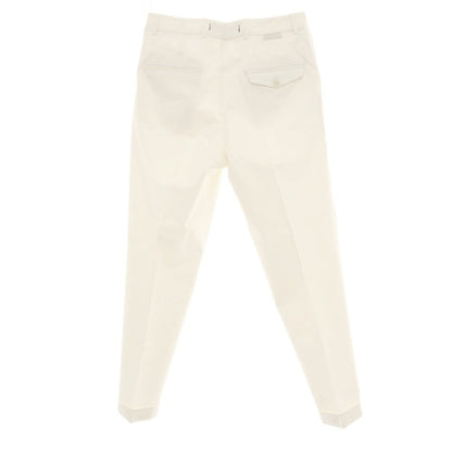 【新品】ボネール BONHEUR ストレッチコットン カジュアルスラックスパンツ アイボリー【サイズ32】【 状態ランクN 】【 メンズ 】