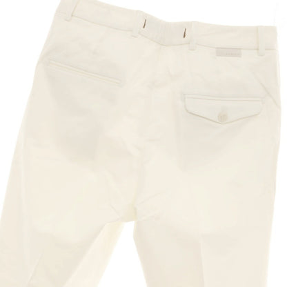 【新品】ボネール BONHEUR ストレッチコットン カジュアルスラックスパンツ アイボリー【サイズ32】【 状態ランクN 】【 メンズ 】