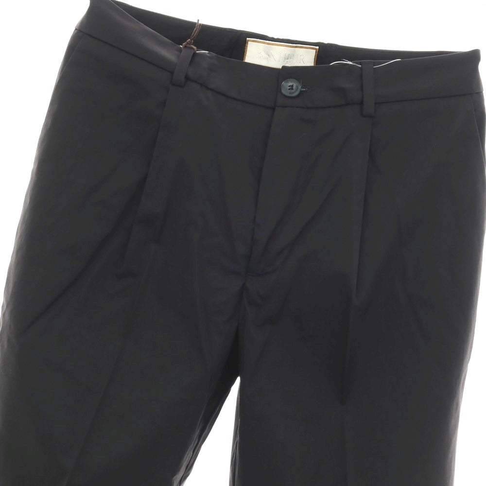 【新品】ボネール BONHEUR PECHINO ストレッチ コットンナイロン カジュアルスラックスパンツ ブラック【サイズ30】【 状態ランクN 】【 メンズ 】