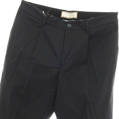 【新品】ボネール BONHEUR PECHINO ストレッチ コットンナイロン カジュアルスラックスパンツ ブラック【サイズ34】【 状態ランクN 】【 メンズ 】