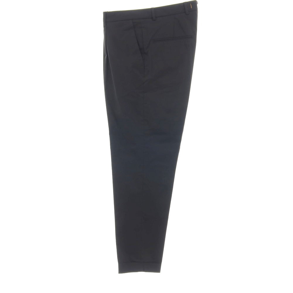 【新品】ボネール BONHEUR PECHINO ストレッチ コットンナイロン カジュアルスラックスパンツ ブラック【サイズ34】【 状態ランクN 】【 メンズ 】