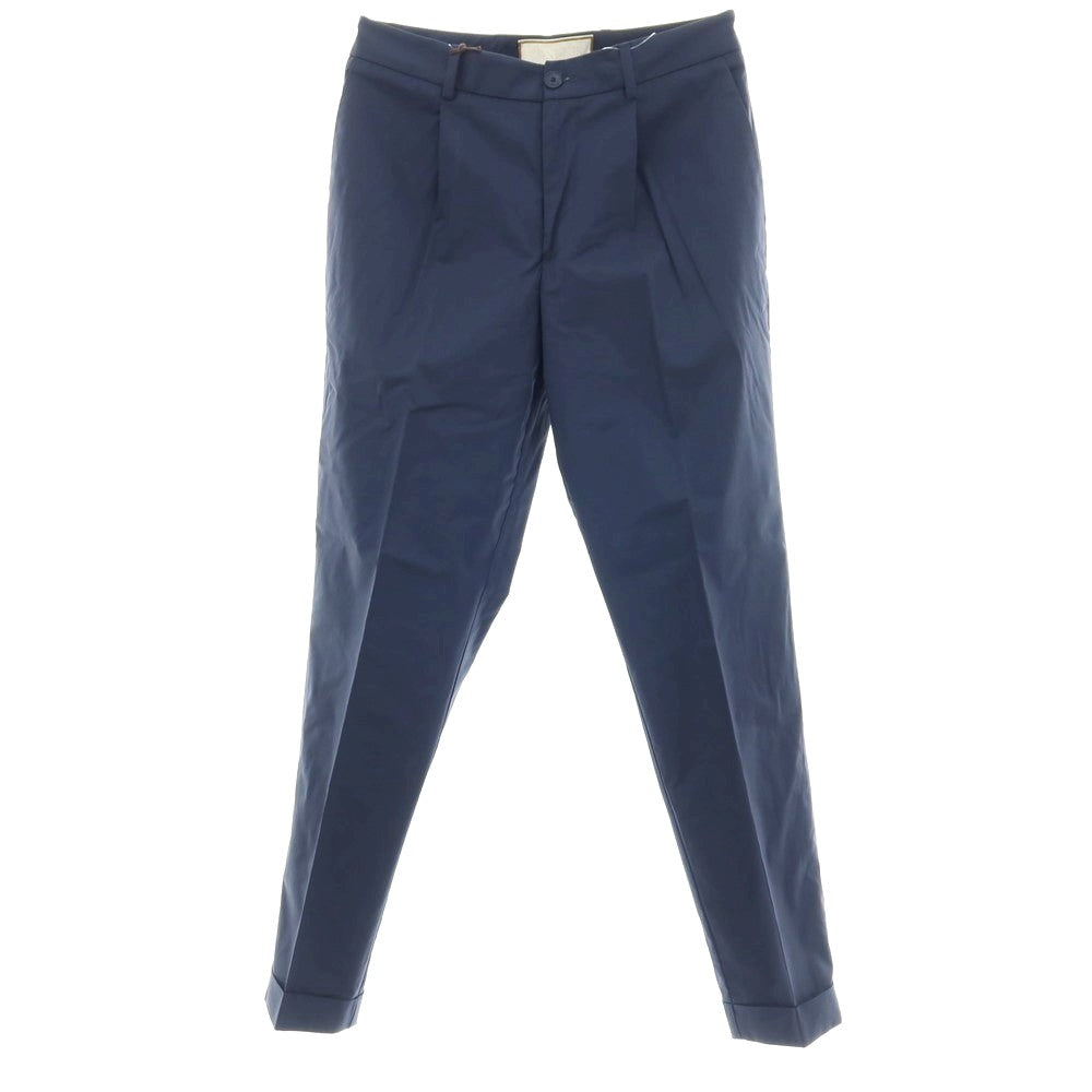 【新品】ボネール BONHEUR PECHINO ストレッチ コットンナイロン カジュアルスラックスパンツ ネイビー【サイズ29】【 状態ランクN 】【 メンズ 】
