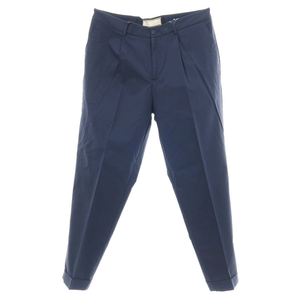 【新品アウトレット】ボネール BONHEUR PECHINO ストレッチ コットンナイロン カジュアルスラックスパンツ ネイビー【サイズ36】【 状態ランクN- 】【 メンズ 】