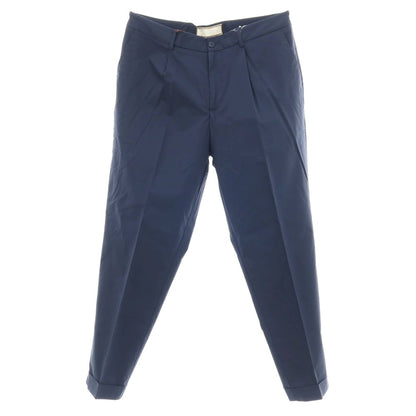 【新品アウトレット】ボネール BONHEUR PECHINO ストレッチ コットンナイロン カジュアルスラックスパンツ ネイビー【サイズ36】【 状態ランクN- 】【 メンズ 】