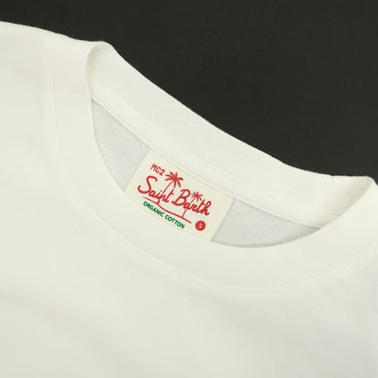 【新品】エムシーツー セントバーツ MC2 SAINT BARTH × Disney コットン クルーネック 半袖Ｔシャツ ホワイト【サイズS】【 状態ランクN 】【 メンズ 】